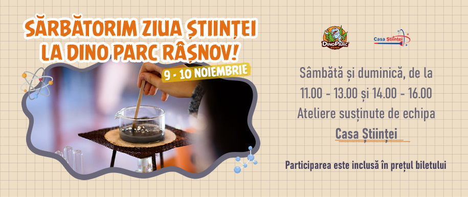 Sărbătorim Ziua Mondială a Științei cu un eveniment special