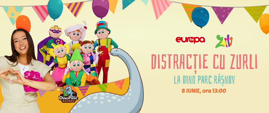 Dăm startul distracției la Dino Parc Râșnov cu un super concert Zurli!
